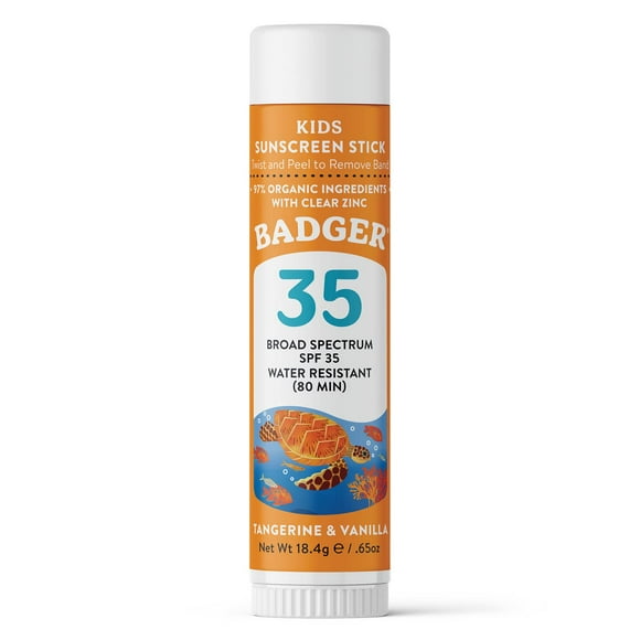 Protector solar en barra Badger Kids SPF 35 Mineral 19 ml Organic
