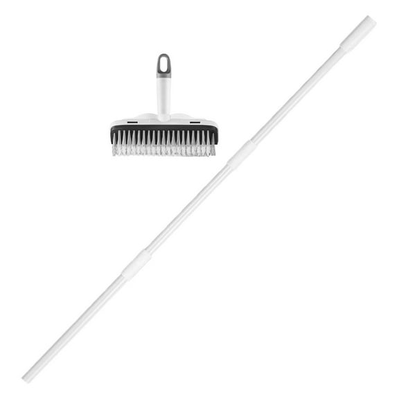 IDEANATEGRATE 1 Pair Push Broom Floor Brush for Outdoor Cleaning 13.0*8.9*2.7in