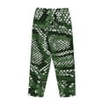 thumbnail image 5 of Bingfone Pajamas For Women,Green Snakeskin Pajama Pants With Pockets-Large, 5 of 9