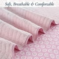 thumbnail image 2 of Cozy LinePink Floral Whimsy Gingham Stripe Cotton Quilt Bedding Set, 2 of 6
