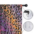 thumbnail image 4 of Blackout Kids Curtains,Purple and Orange Of Leopard Print Childrens Insulated Curtains Set Of 2,Bedroom Essentials,Toddler Room Decor 42"x54", 4 of 5