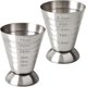thumbnail image 1 of Stainless Steel Measuring Cup, 2.5 oz, 75 ml, 5 Tbsp, Cocktail Jiggers, Pack of 2, 1 of 4