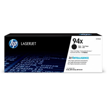 HP 94X High Yield Black Original LaserJet Toner Cartridge, ~2,800 pages, CF294X
