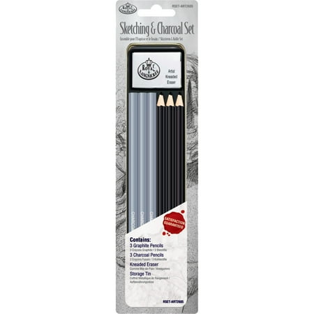 UPC: 0090672062611 | Royal Brush Sketching & Charcoal Mini Tin Set