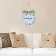 thumbnail image 6 of Coolnut Welcome Sign Hanging Plaque Sign Marine Shell Starfish Porch Wall Front Door Garden Home Welcome Hanging Sign, 12x12 in Home Decor, 6 of 7