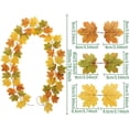 thumbnail image 2 of Yyuenw 78.74in Artificial Maple Leaf Fall Garland Hanging Vine, Autumn Foliage Decor for Halloween Thanksgiving Fireplace Door Indoor Outdoor Home Decor, 2 of 9