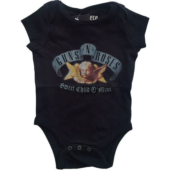 Baby Boys' Guns N Roses Sweet Child O' Mine Bodysuit 0 - 3 Months Black