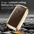thumbnail image 6 of For Jaguar A 5 buttons key case Case Remote Protection Cover Bag Shell Zinc alloy+leather Car Remote Key Case, 6 of 10