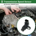 thumbnail image 2 of Sensor de velocidad de transmisión VSS de Unique Bargains para Honda CR-V 2.4 2002-2005 No.28820PCJ014 Negro Resistente, 2 of 6