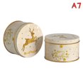 thumbnail image 1 of Christmas Candy Tins Decor  Candy Cookie Packaging Jar Candle Containers, 1 of 4