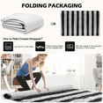 thumbnail image 6 of CozyDesg Soft Area Rugs for Living Room Bedroom,Large Rug Fluffy Fuzzy Shag Shaggy Soft Plush Carpet,Indoor Floor Carpet for Dining Room Home Decor,Black & White, 6 of 7