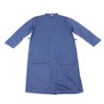 thumbnail image 2 of Mens Soft Robe Navy Blue Men Robe All Season Water Absorbent Bathrobe for Household, 2 of 12