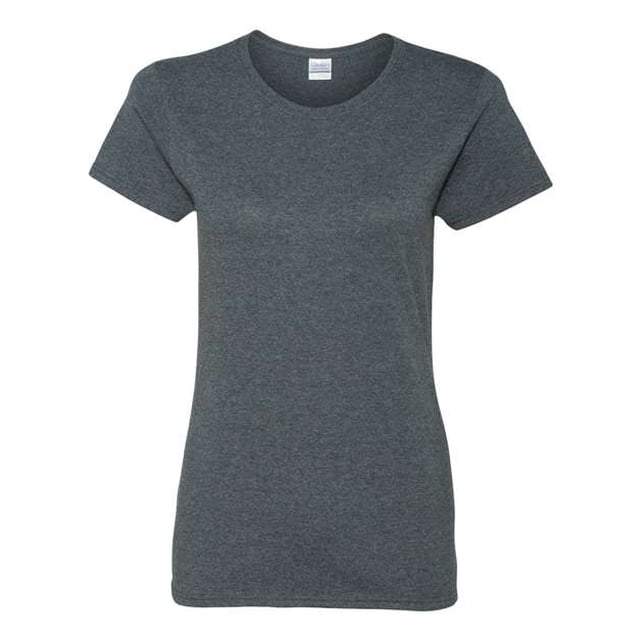 Camiseta Missy Fit Heavy Cotton (Dark Heather) (3X-Large) Gildan 5000L