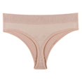 thumbnail image 3 of Blmnix Cotton Cheeky Underwear Womens Seamless Thong Underwear Hipster Panties Panties Pink Plus Size Underwear,M, 3 of 4