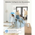 thumbnail image 3 of Cámara de Vigilancia WiFi Interior, Cámara Inalámbrica 360° 3MP para Bebé/Mascota/Hogar, Detección de Movimiento Humano AI, Visión Nocturna, Audio Bidireccional, Smartphone Conectado, Acceso Remoto, 3 of 5