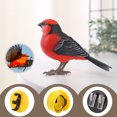 thumbnail image 3 of Robot Bird Toy Realistic Singing Chirping Voice Activated Novelty Decoration For Home Entertainment, 3 of 3