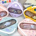 thumbnail image 2 of Sanrio-fiambrera portátil Kawaii HelloKitty, MyMelody Kuromi, Picnic de dibujos animados para estudiantes, 1300ML, fiambrera fresca portátil para trabajadores de oficina xuanjing unisex, 2 of 2