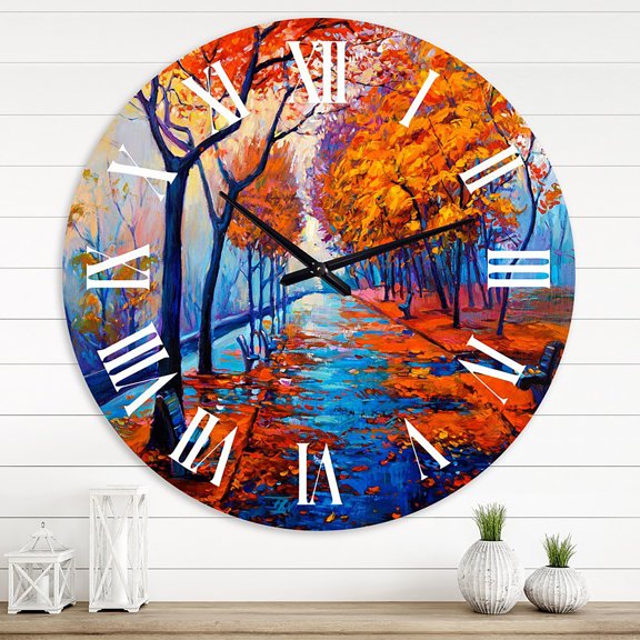 Designart 1 in Traditional Wall Clock