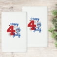 thumbnail image 2 of Linum Home Textiles 4th of July - Embroidered Luxury 100% Turkish Cotton Hand Towels (Set of 2), 2 of 3