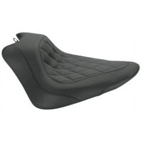 Mustang Wide Tripper Solo Driver Seat Black/Diamond (76762)