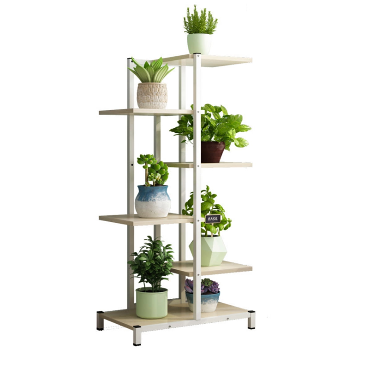 4/6 Tiers Metal Plant Stand Flower Pot Organizer Shelf ...