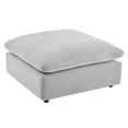 thumbnail image 4 of Ergode Commix Down Filled Overstuffed Performance Velvet 6-Piece Sectional Sofa - Light Gray, 4 of 5