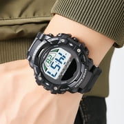 George Mens Solar Digital Wristwatch Plastic Strap