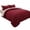 Burgundy Rose Gold, variant on 7 Pieces Queen Comforter Set Reversible Bed In A Bag Ultra Soft Breathable Box Stitching Fitted Sheet Pillowcases Shams Easy Care Bedding