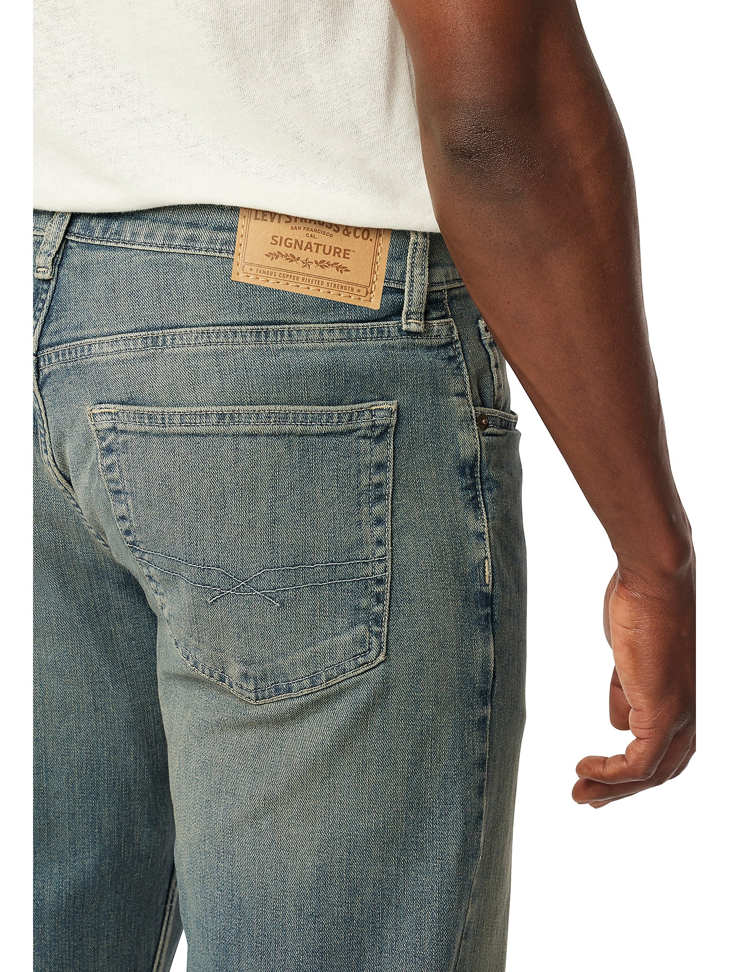 Levi Strauss Signature Men's and Big and Tall Relaxed Fit Jeans