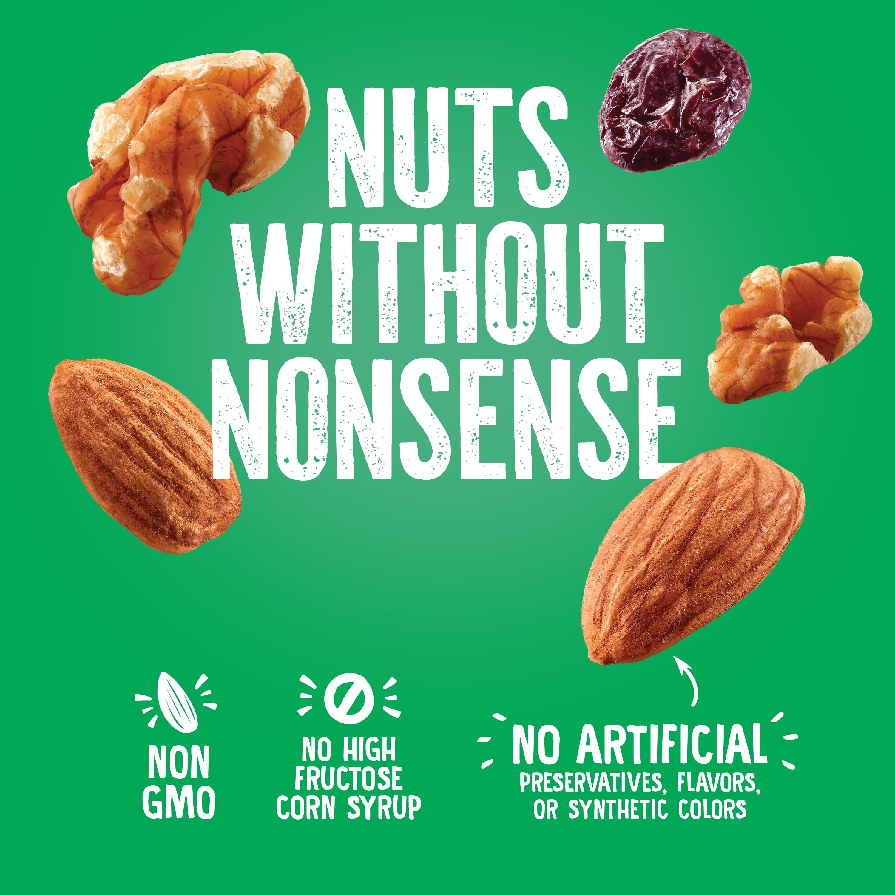 Emerald Nuts Roasted and Salted Cashews and Walnuts & Almonds with Dried Cherries, 100 Calorie variety Pack (10 Each)