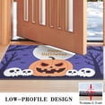thumbnail image 3 of Happy Halloween Non Slip Washable Door Mat Pumpkin Skull Bat Spider Doormat Retro for Entry Floor Mat Set Living Room Bedroom Bathroom Crystal Velvet 30x17 Inches, 3 of 7