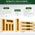 thumbnail image 2 of Amazing Choice Natural Bamboo Stackable Food Storage Container, 2 of 6