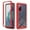 Red, variant on Nalacover Clear Case for Samsung Galaxy S20 FE, Dual-Layers Transparent Hybrid Rugged PC Soft Silicone Shockproof Case with Heavy Duty Screen Protector Military Grade Lens Protection Cover,Purple