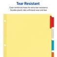 thumbnail image 6 of Avery Insertable 5-Tab Dividers, Multicolor Tabs (12-Pack of 81000), 6 of 7