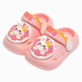 thumbnail image 3 of KPOPLK Toddler Slides Slipper Boys & Girls Slide Sandals for Kids Flip Flops Comfy Shower Slippers Quick Drying Pool Beach Garden Shoes Size 8,Pink, 3 of 5