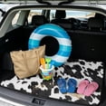 thumbnail image 2 of Yspwyqan 29" x 39" Universal Car Trunk Liner, Seasonal-Resistant Cargo Mat, Western Cow Print Non-Slip Easy to Clean Auto Interior, Fits Most Sedans SUVs Wagons for Daily Use, 2 of 7