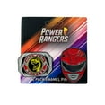 thumbnail image 3 of Power Rangers Red Ranger Mask and Emblem 2 Pack Enamel Pin set, 3 of 7
