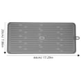 thumbnail image 2 of HEALEEP Cat Feeding Mats Light Grey Silicone Easy to Clean for Indoor Use 1 Set, 2 of 8