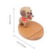 thumbnail image 4 of Cute Dog Soporte para teléfono móvil con base de madera Soporte universal para teléfono inteligente Soporte para teléfono de escritorio (Pug), 4 of 7