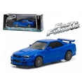 thumbnail image 1 of Brian \ 's 2002 Nissan Skyline GT-R Blue \ Fast and Furious \ Movie (2009) 1/43 Diecast Model Car de Greenlight Greenlight 86219, 1 of 1