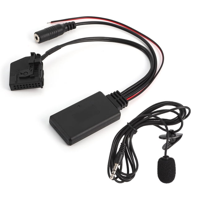 Microphone Harness,18Pin Bluetooth AUX Cable Bluetooth Wring Bluetooth Audio Cable Adapter Class Leading Features