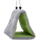 thumbnail image 1 of Nido de pájaros para loros, hamaca cálida de invierno, jaula colgante para cueva, casa de felpa, cabaña Triangular suave, hamaca, cueva colgante, cabaña duradera para acurrucarse, cama de, 1 of 5