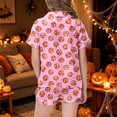 thumbnail image 5 of Halloween Pajamas Kids Size 3-4 Years Boys Girls Halloween Sleepwear Short Sleeve Top with Elastic Shorts Pjs for Boys Pink, 5 of 5