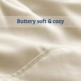 thumbnail image 5 of Bedding Set 5 Piece Comforter & Sheet Set - Twin - Goose Down Alternative - Ultra-Soft 1800 Premium - Hypoallergenic - Breathable Bed Set (Twin, Cocoa/Sand), 5 of 9