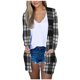 thumbnail image 2 of Puntoco moda mujer camiseta de manga larga frente abierto cárdigan de Navidad prendas de vestir exteriores sueltas blusa estampada abrigo bolsillos tops Puntoco Puntoco-1, 2 of 5