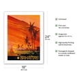 thumbnail image 2 of Bahamas - National Airlines - Vintage Airline Travel Poster c.1960s - Bamboo Fine Art 290gsm Paper Print (Unframed) 18x24in, 2 of 4