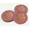 thumbnail image 3 of Inkdotpot Pack Of 50 Real Gold Foil Paper Tags Happy Holiday Favor Hang Tags, 3 of 6