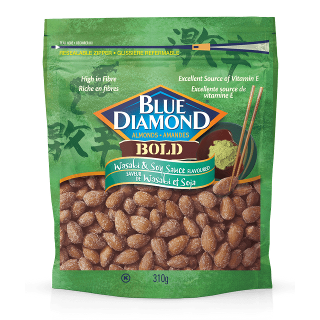 Blue Diamond Wasabi & Soy Sauce Almonds 310g