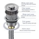 thumbnail image 3 of Kitchen Stainless Steel Sink Stopper Single Sink Drain Pipe Bathroom Sewer Accessories Kitchen Bask, 3 of 5