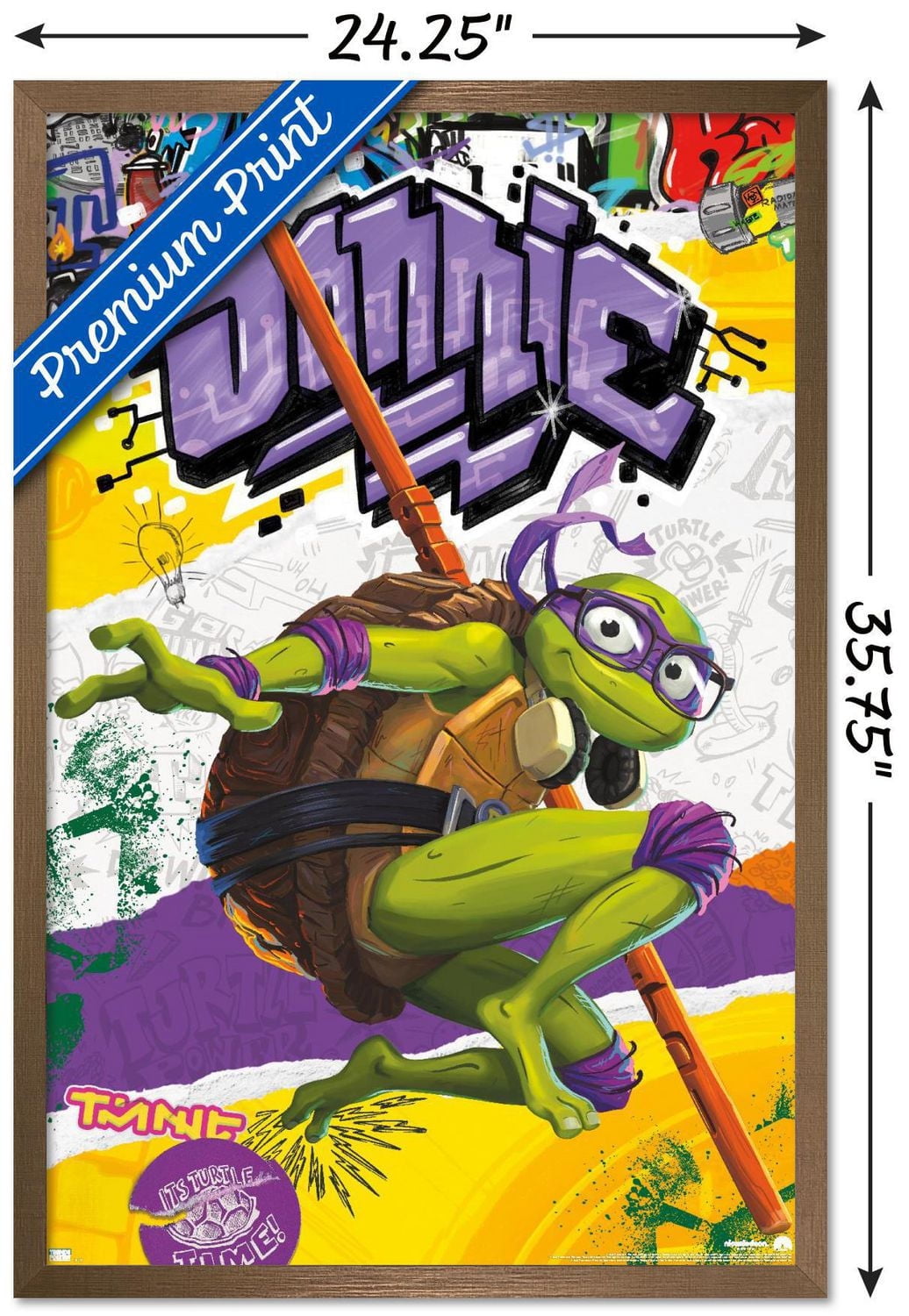Teenage Mutant Ninja Turtles: Mutant Mayhem - Donatello Wall Poster, 22.375" x 34"